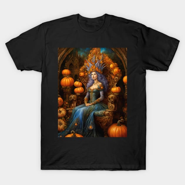 Pumpkin Queen T-Shirt by FineArtworld7